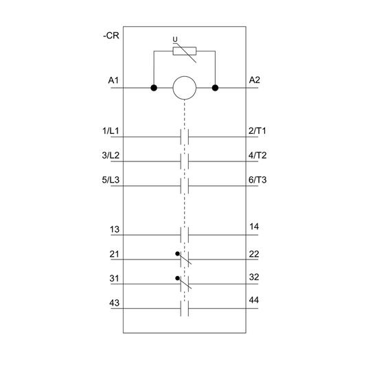 Contactor principal tripolar SIRIUS 3RT1055-6AF36