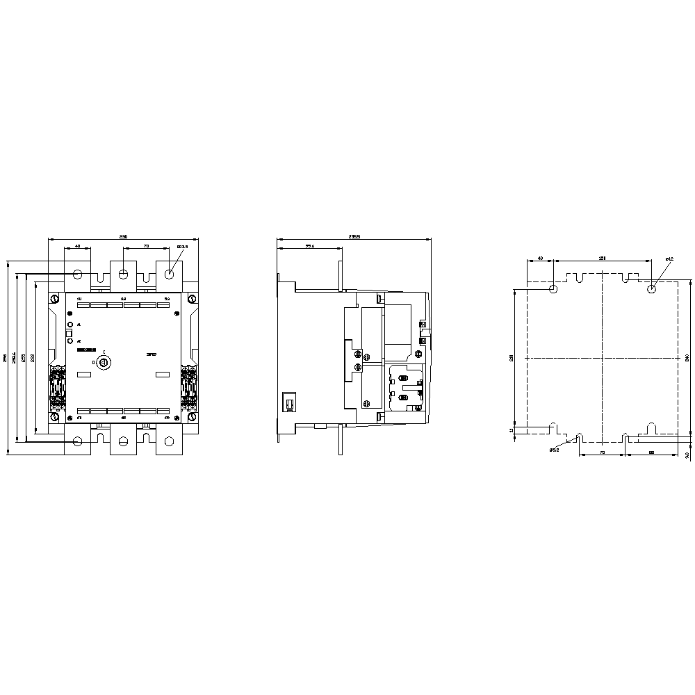 Contactor de vacío SIRIUS 3TF6944-0CM7