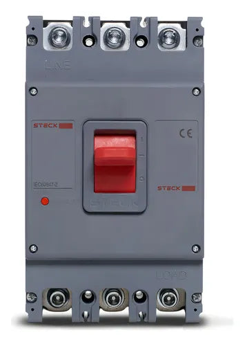 INTERRUPTOR EN CAJA MOLDEADA O BREAKER ASGARD INDUSTRIAL 630A 70KA 220VAC - 42KA 440VAC FR630 STECK REF:SDJS630