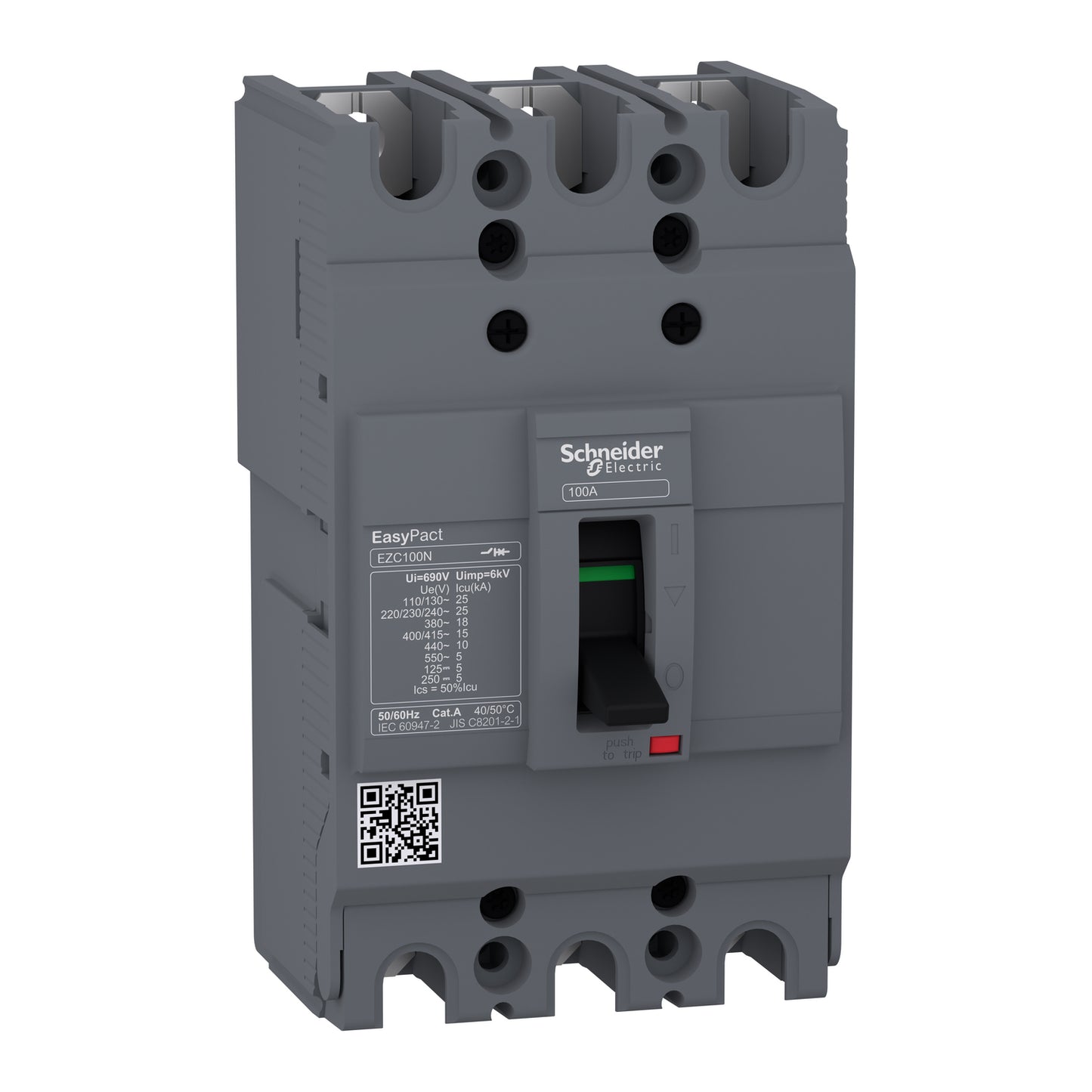 BREAKER EASYPACT INDUSTRIAL 15A 25KA 220V SCHNEIDER REF: EZC100N3015