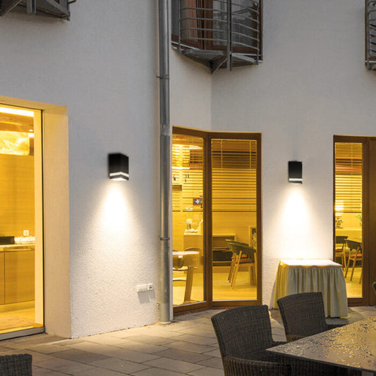 APLIQUE DE PARED LED ANTAR DOUBLE SQ 18W WW MV 3000K REF: P29960-19