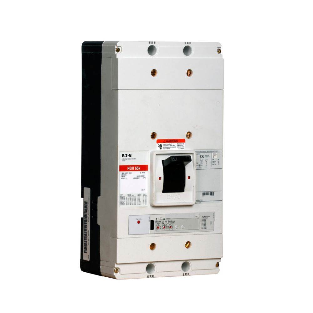 INTERRUPTOR O BREAKER INDUSTRIAL CAJA MOLDEADA REGULABLE DE 630-1250 AMP EATON REF:NGS3125T33WP09