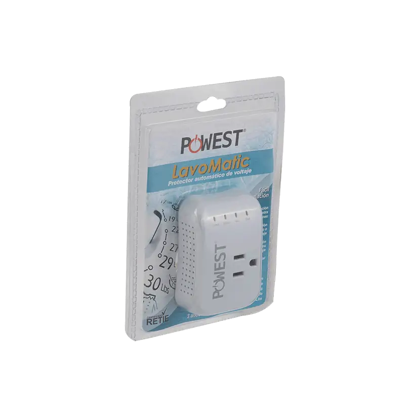 PROTECTOR DE VOLTAJE POWEST LAVOMATIC 120V/10A