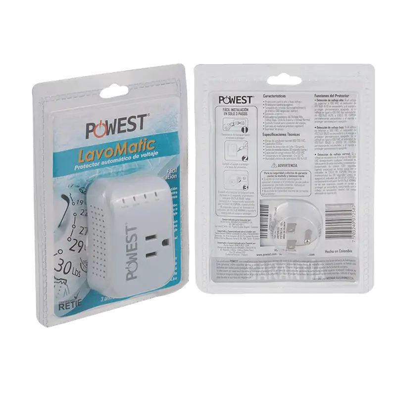 PROTECTOR DE VOLTAJE POWEST LAVOMATIC 120V/10A