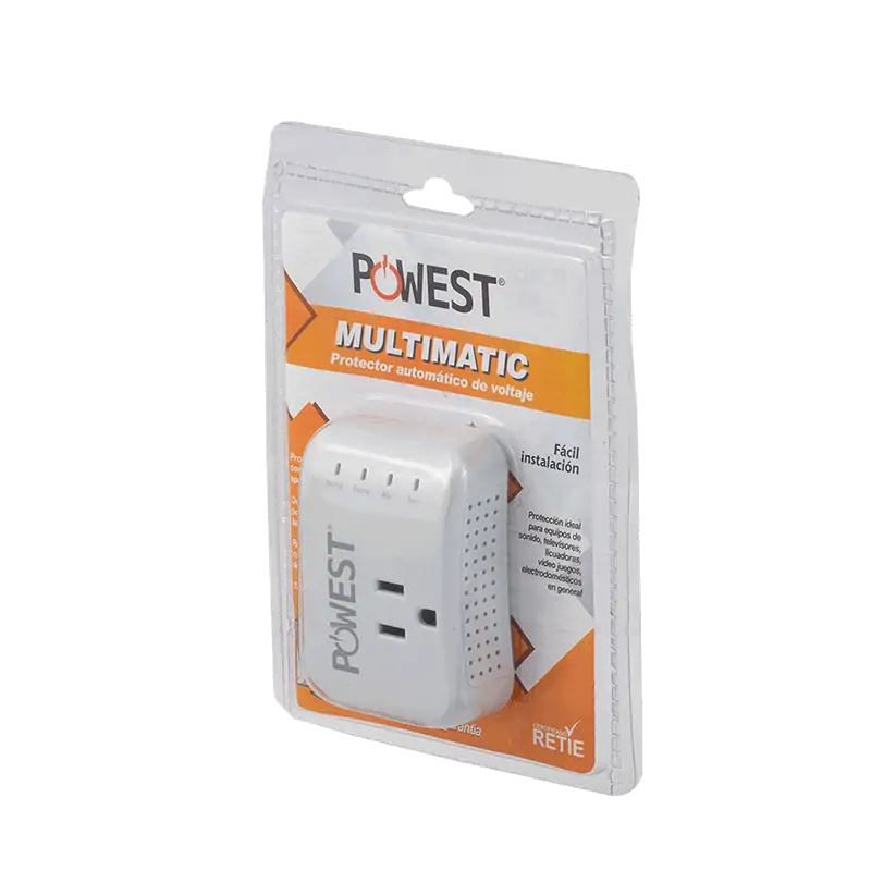 PROTECTOR DE VOLTAJE POWEST MULTIMATIC 120V/10A