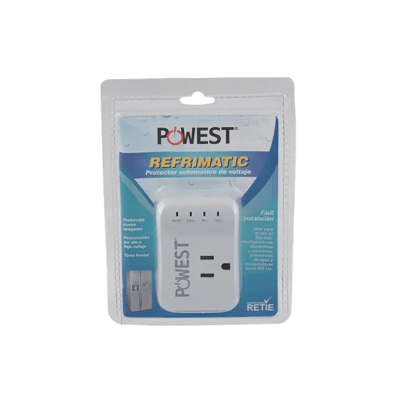 PROTECTOR DE VOLTAJE POWEST REFRIMATIC 120V/10A