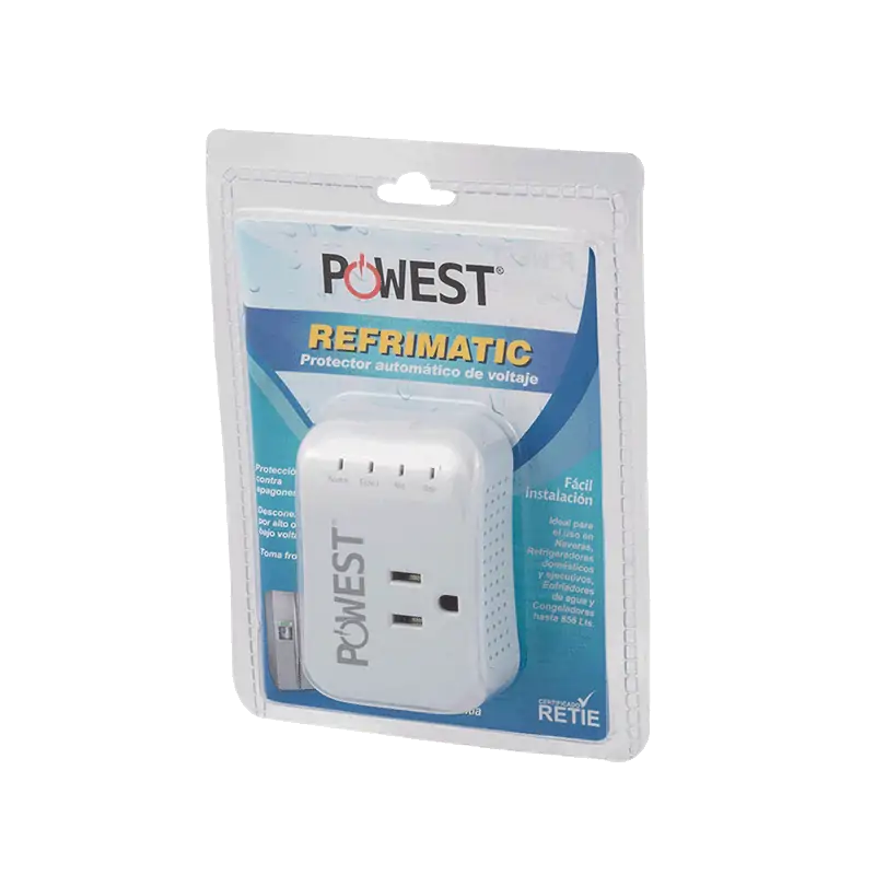 PROTECTOR DE VOLTAJE POWEST REFRIMATIC 120V/10A