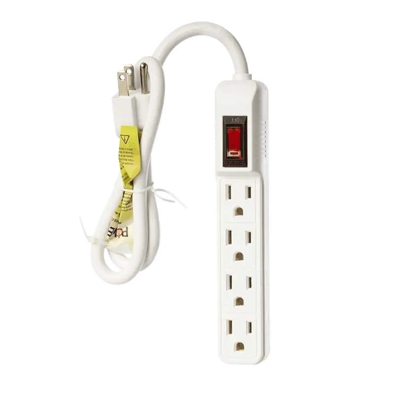 SUPRESOR DE PICOS BLANCO DE 4 SALIDAS REF.MULTINET 4TB