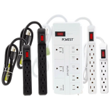 SUPRESOR DE PICOS BLANCO DE 6 SALIDAS REF.MULTINET 6TB