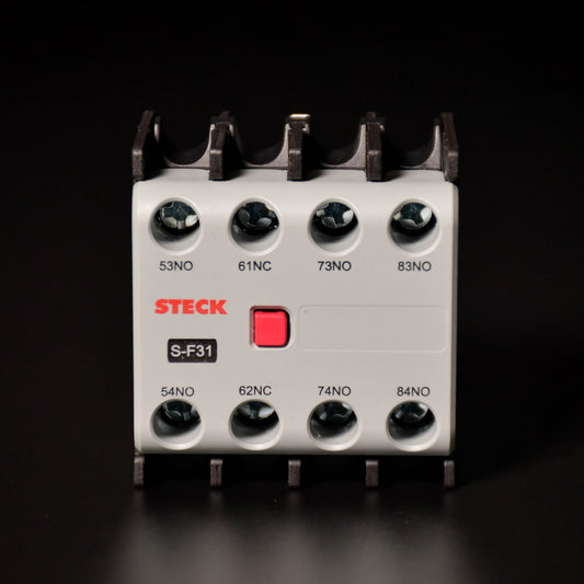 BLOQUE CONTACTO AUXILIAR FRONTAL 3NA+1NC STECK REF: SF31
