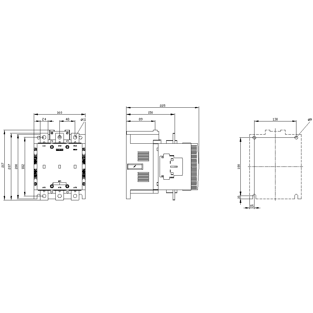 Contactor de vacío SIRIUS 3RT1276-6AP36