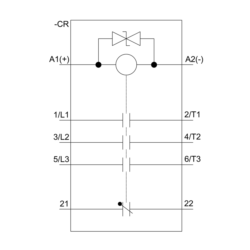 Contactor principal tripolar SIRIUS 3RT2015-1BB42