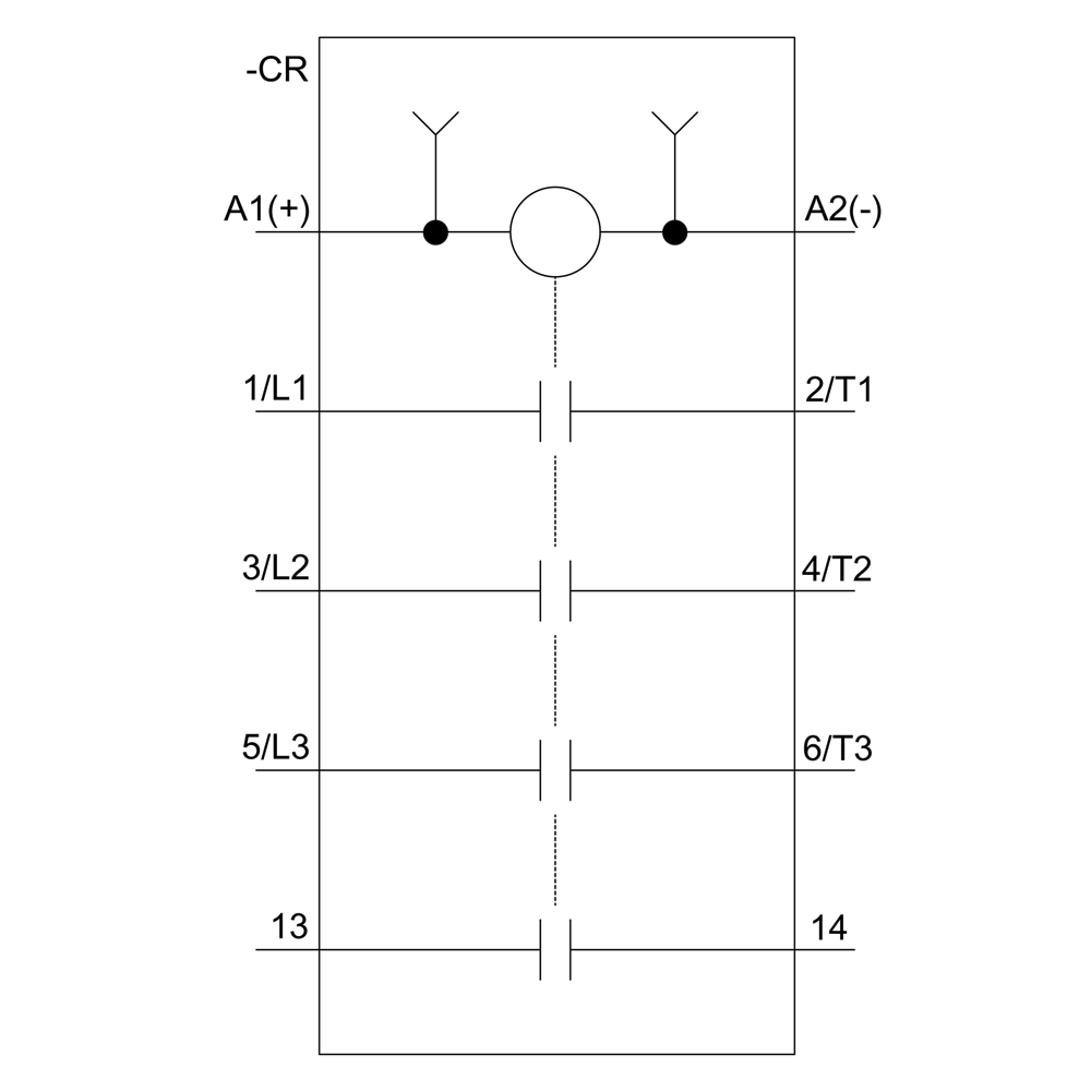 Contactor principal tripolar SIRIUS 3RT2017-1BB41