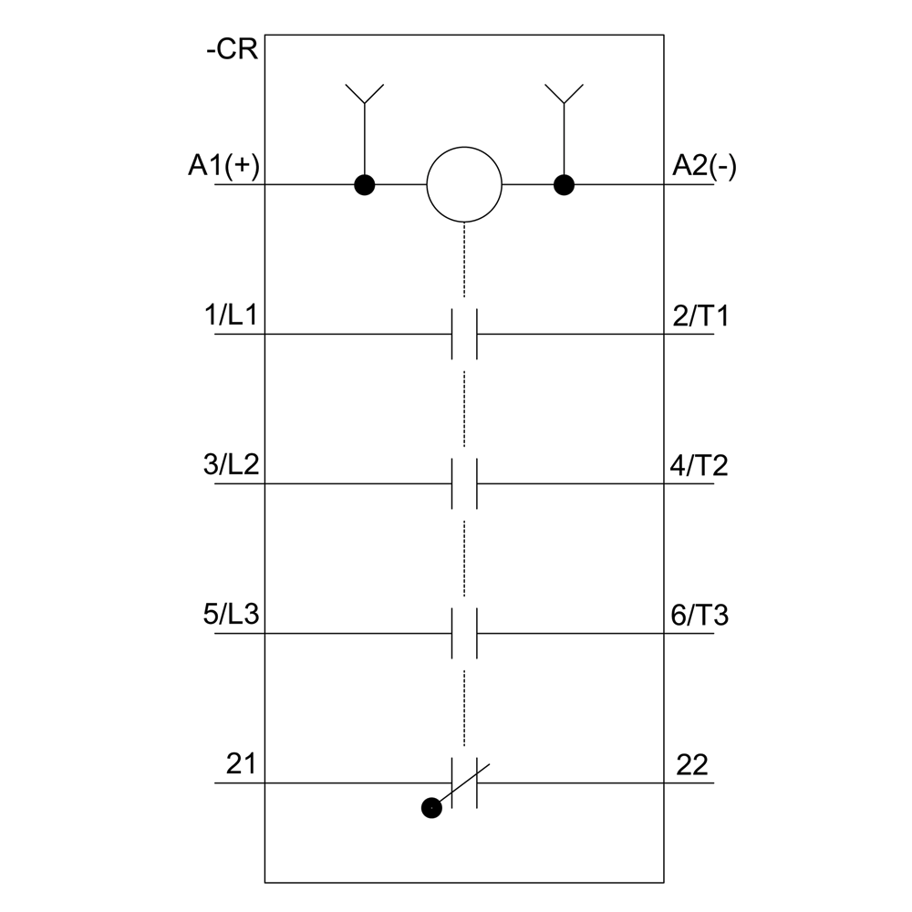 Contactor principal tripolar SIRIUS 3RT2017-1BB42