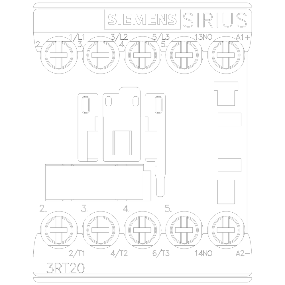 Contactor principal tripolar SIRIUS 3RT2018-1BB41