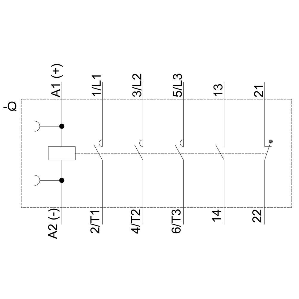 Contactor principal tripolar SIRIUS 3RT2028-1BB40