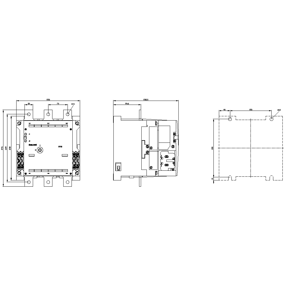 Contactor de vacío SIRIUS 3TF6844-0CM7