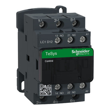 Contactor TeSys D 3P AC-3 440V 12A Bobina 24 VAC LC1D12B7
