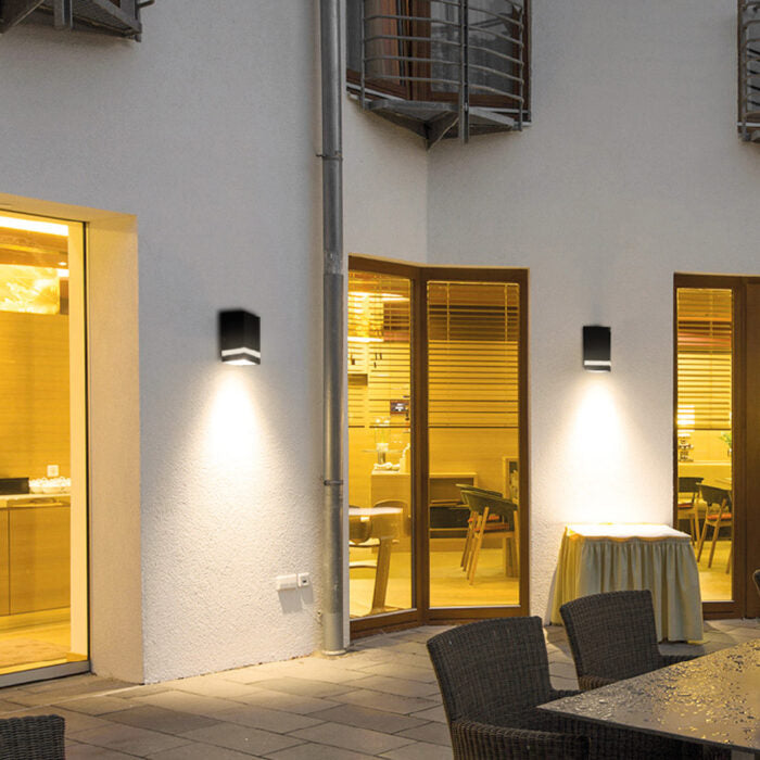 APLIQUE DE PARED LED ANTAR DOUBLE SQ 18W WW MV 3000K REF: P29960-19