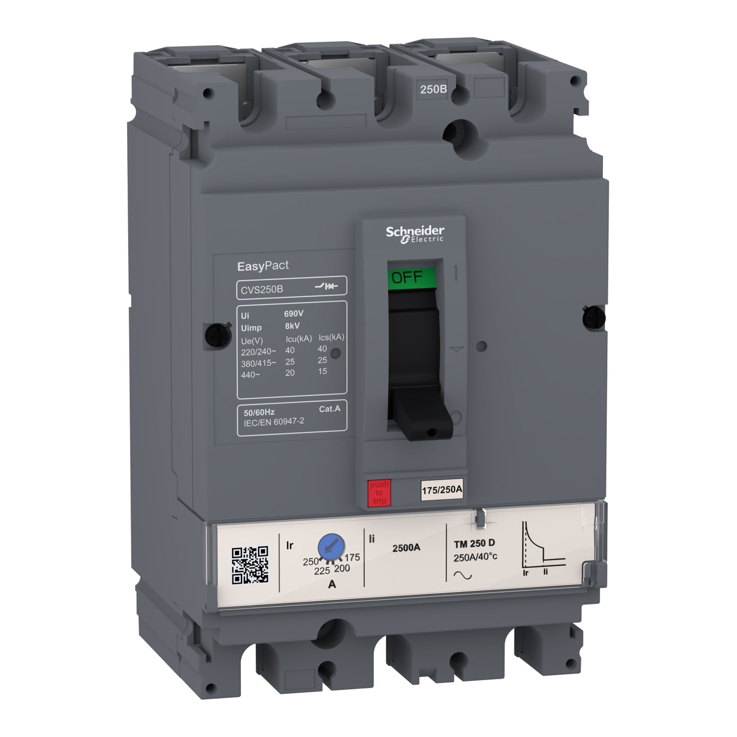 BREAKER EASYPACT INDUSTRIAL  REGULABLE 18-25A 40KA 220V SCHNEIDER REF:LV510301