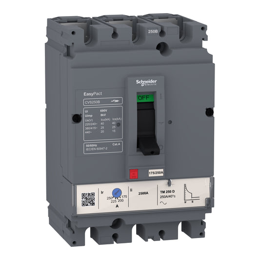 BREAKER EASYPACT INDUSTRIAL  REGULABLE 18-25A 40KA 220V SCHNEIDER REF:LV510301
