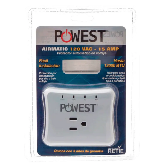 PROTECTOR DE VOLTAJE POWEST AIRMATIC 120V/15A