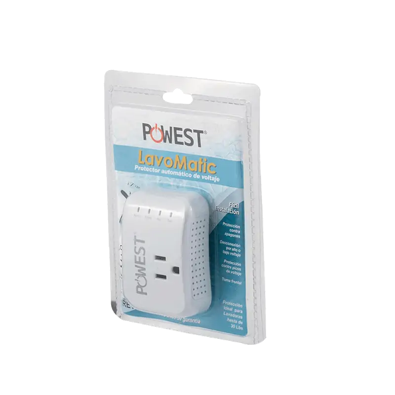 PROTECTOR DE VOLTAJE POWEST LAVOMATIC 120V/10A