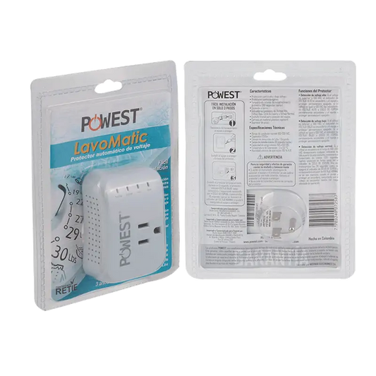 PROTECTOR DE VOLTAJE POWEST LAVOMATIC 120V/10A