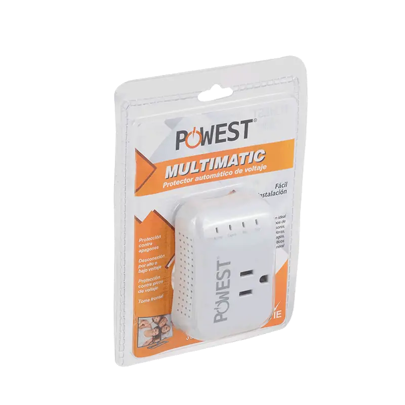 PROTECTOR DE VOLTAJE POWEST MULTIMATIC 120V/10A