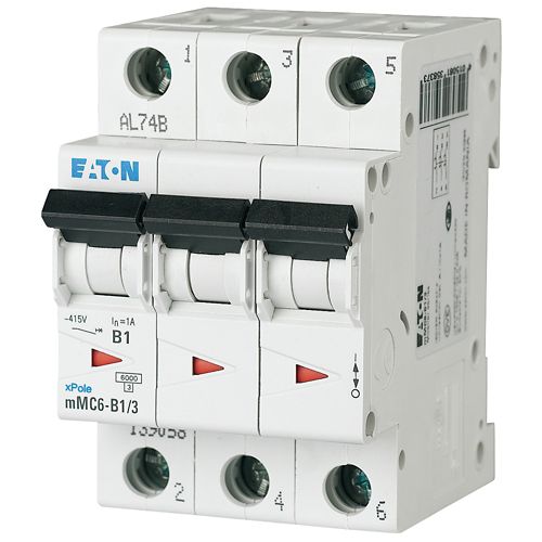 BREAKER RIEL 3X1 AMP mMC6-C1/3