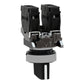 Interruptor selector negro Ø 22mm, 3 posiciones, 2 NA REF: XB4BD33 SCHNEDIER