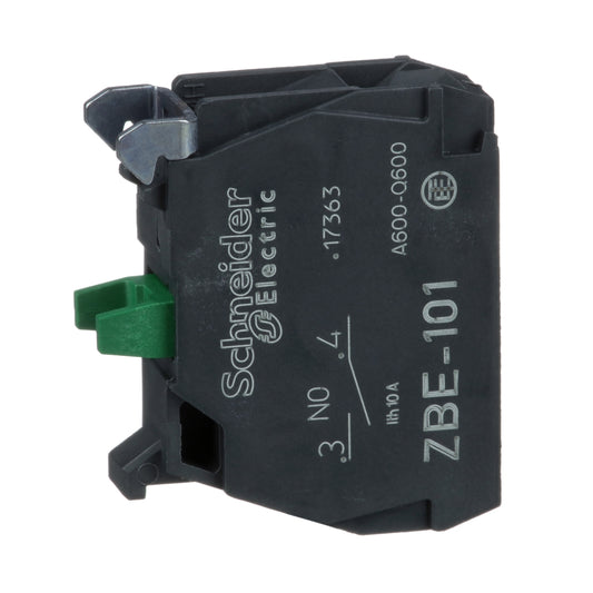 Bloque de contacto para botón de control, ZBE, Ø 22mm, 1 NA