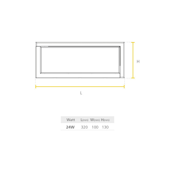 APLIQUE DE PARED LED ASTRO RC 24W WW MV 3000K REF: P29965-19