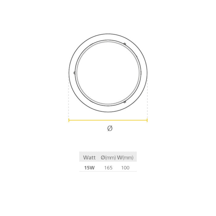APLIQUE DE PARED LED ASTRO RD 15W WW MV 3000K REF: P29963-19