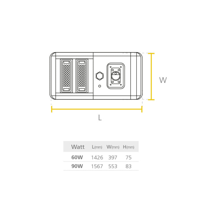 LED SOLAR INT. S60 PRO NW NS REF: P40400-36